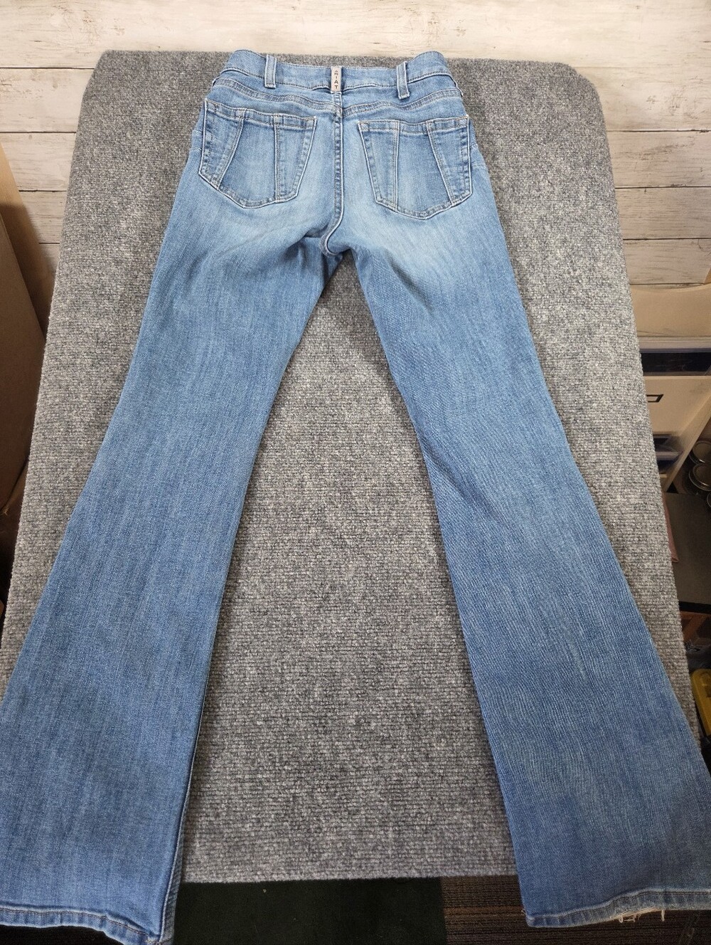 Ariat REAL Denim Boot Cut Jeans Womens 25R Charlee Western Stretch Light Wash - Picture 11 of 13